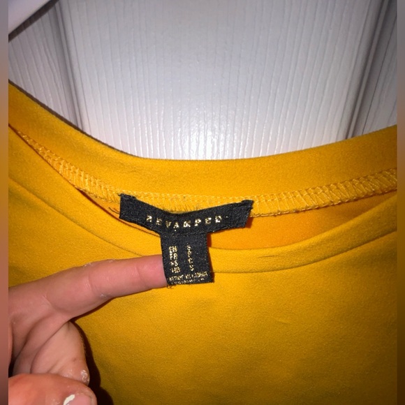 Yellow and black long sleeve shirt ( Urban Planet) - Picture 3 of 5